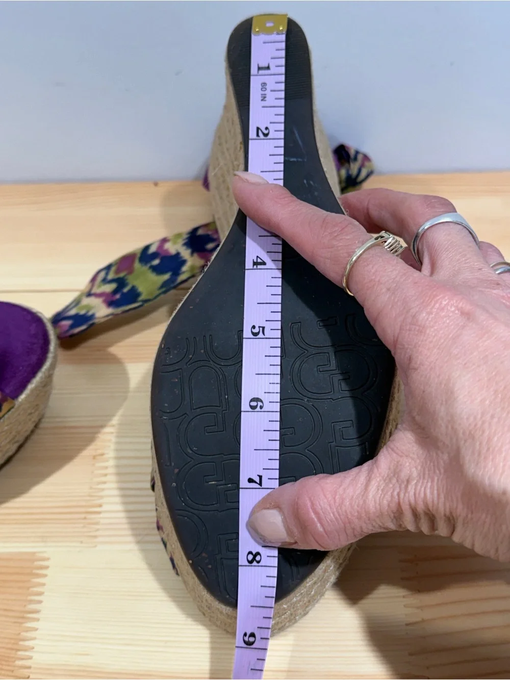 UGG Lucianna Marrakech Silk Tie Espadrille Wedges - Purple/Multi